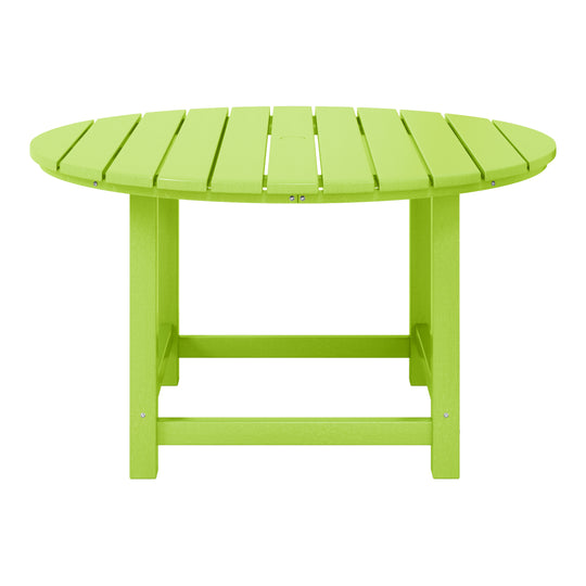 Malibu Kids Outdoor Patio Furniture HDPE Round Dining Table