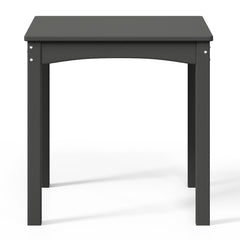 Treehouse Kids 24" Wide HDPE Plastic Childrens Square Dinner Table