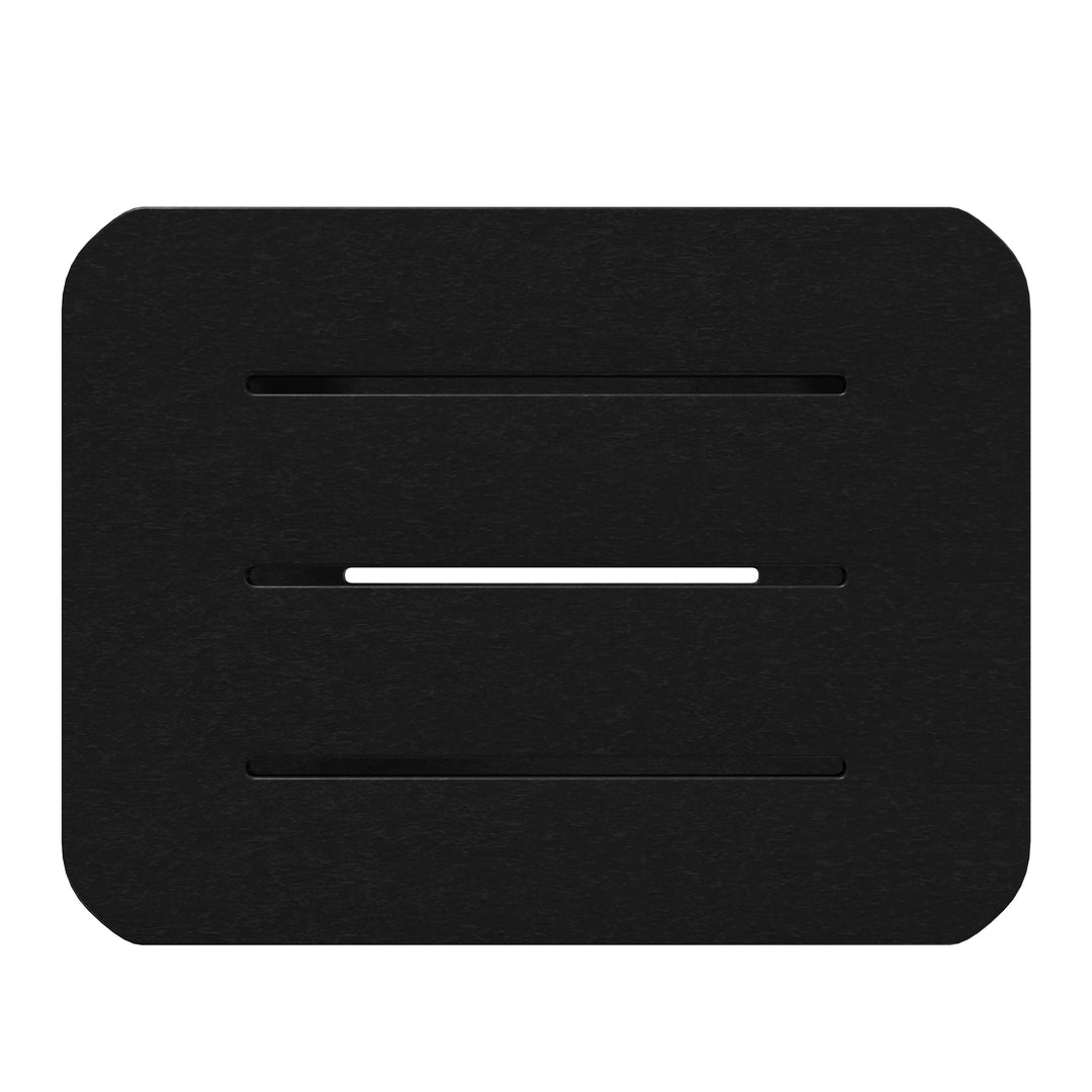 Aruba 2-Tier Outdoor HDPE Modern Adirondack Square Patio Side Table