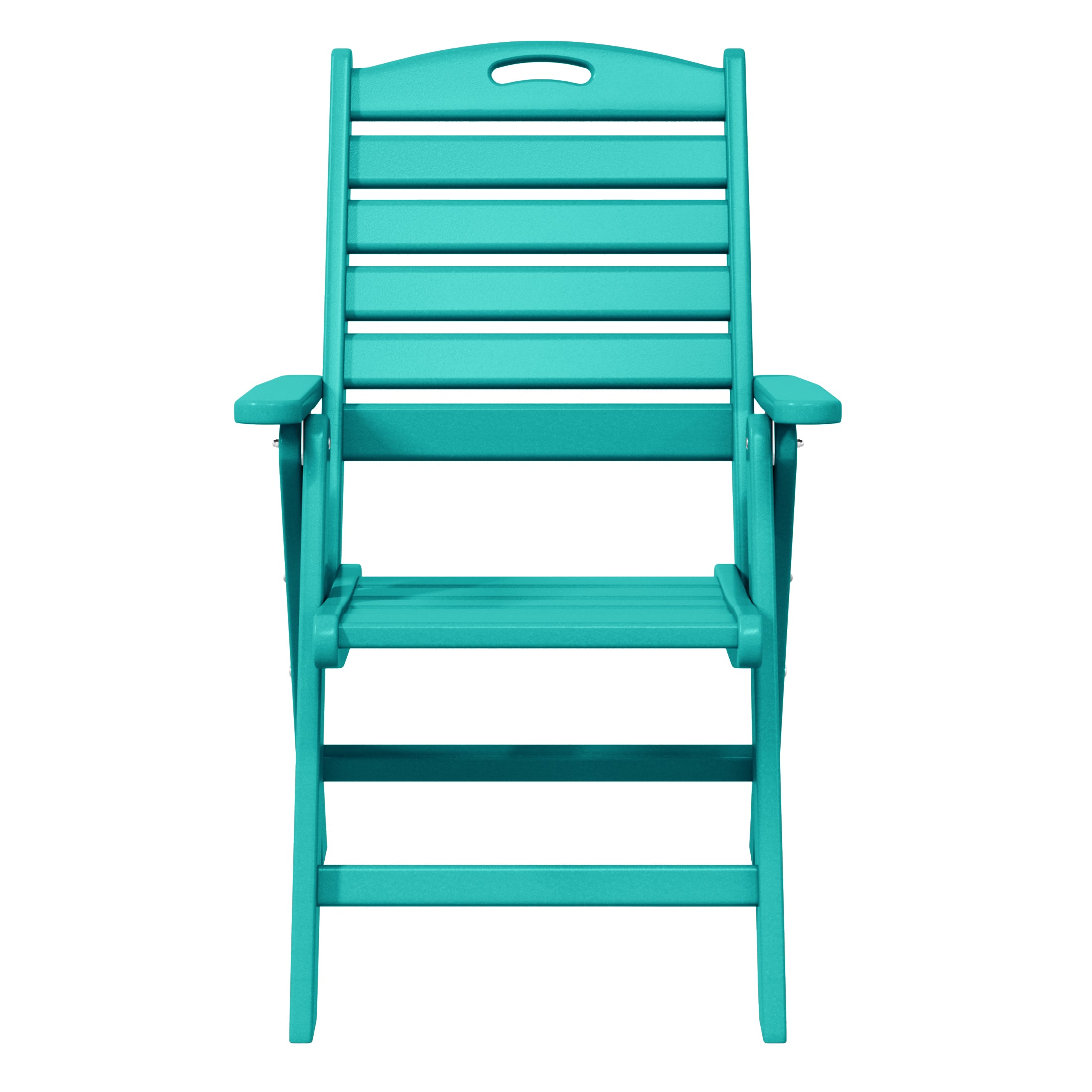 Malibu HDPE Adjustable Highback Folding Patio Dining Chair