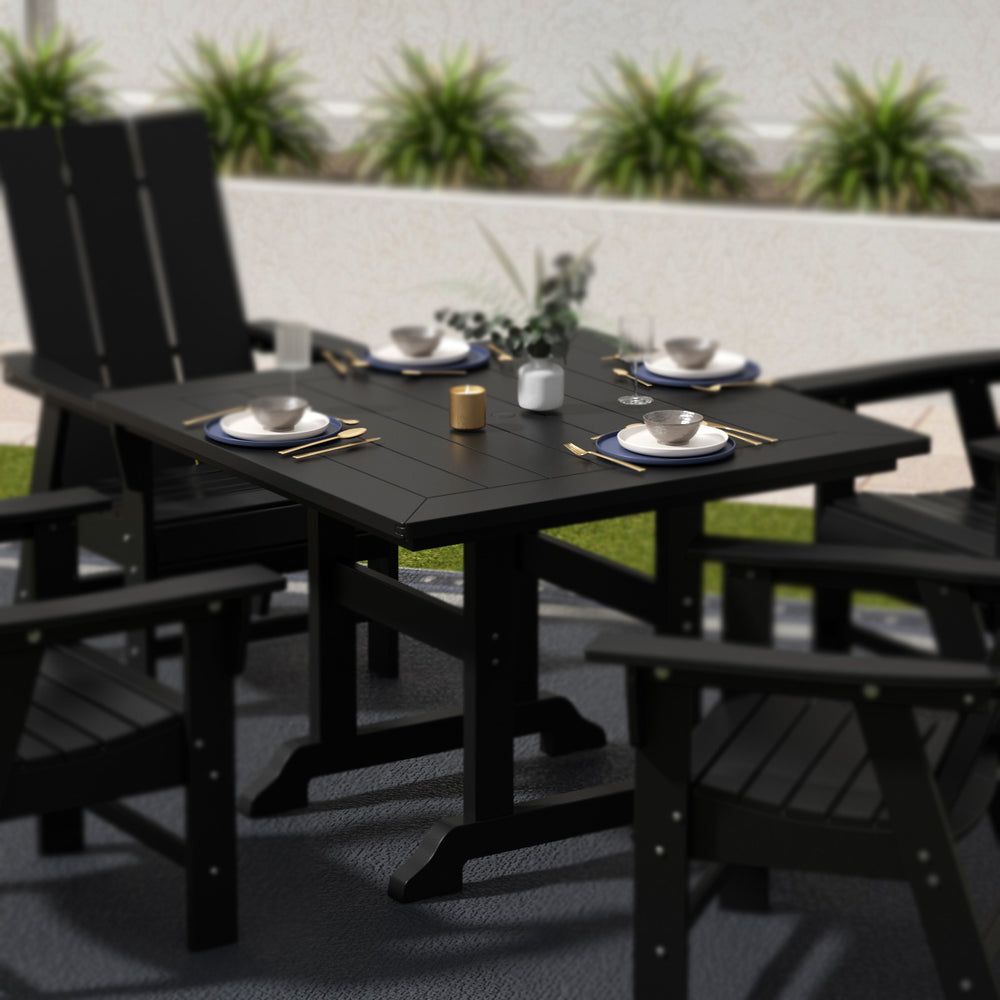 Malibu 43" Outdoor Patio Square Dining Table