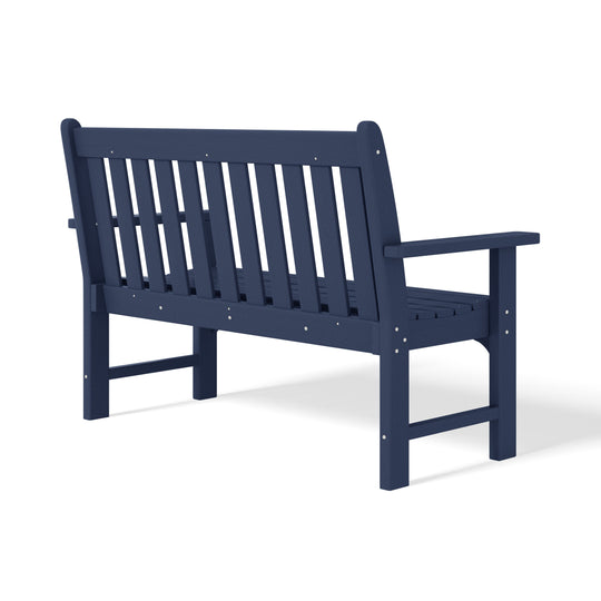 Malibu Outdoor 2-Person All-Weather HDPE Front Porch Garden Bench