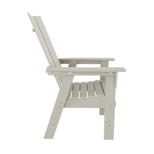 Ashore Outdoor Patio Modern Adirondack Dining Chair