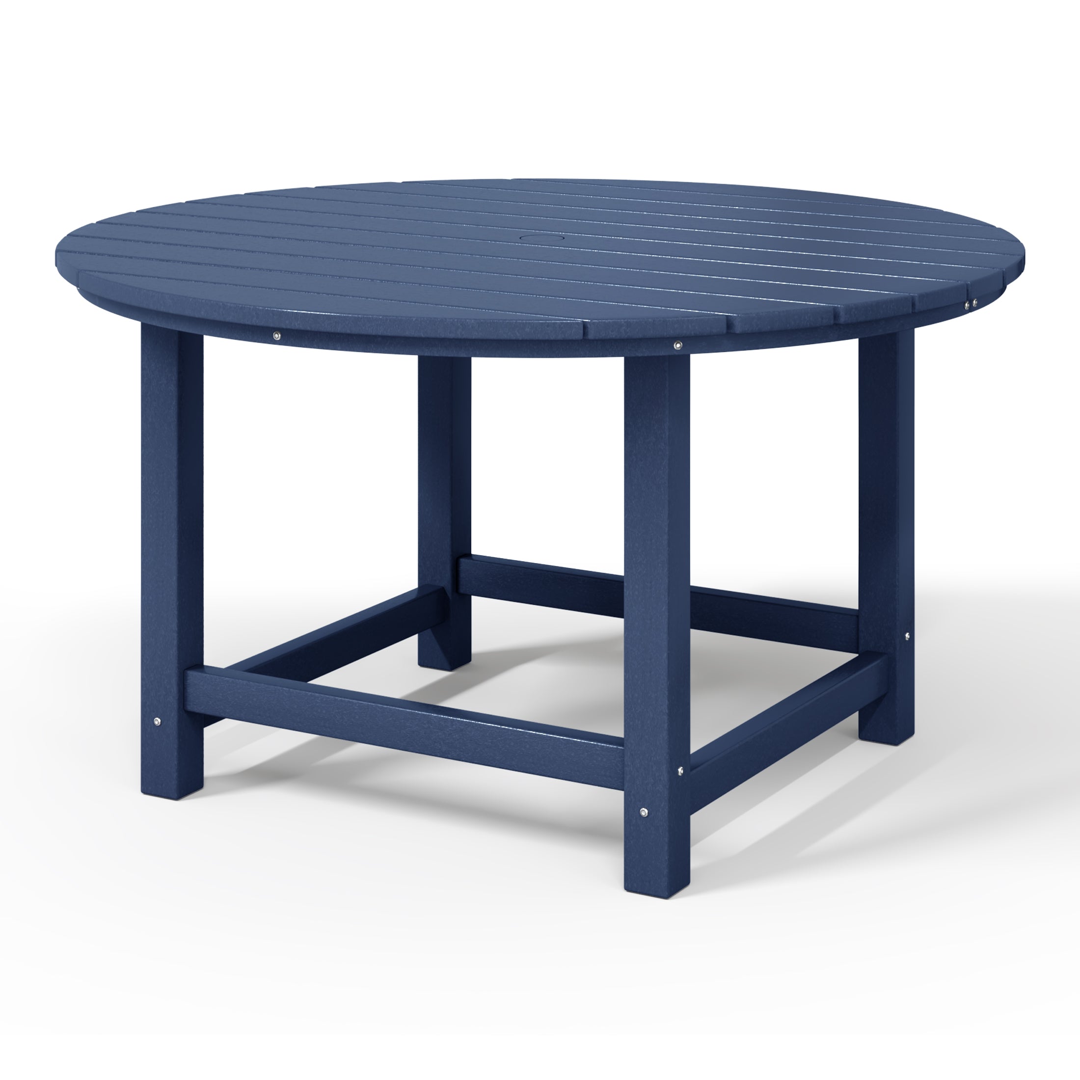 Malibu Kids Outdoor Patio Furniture HDPE 38" Wide Round Dining Table