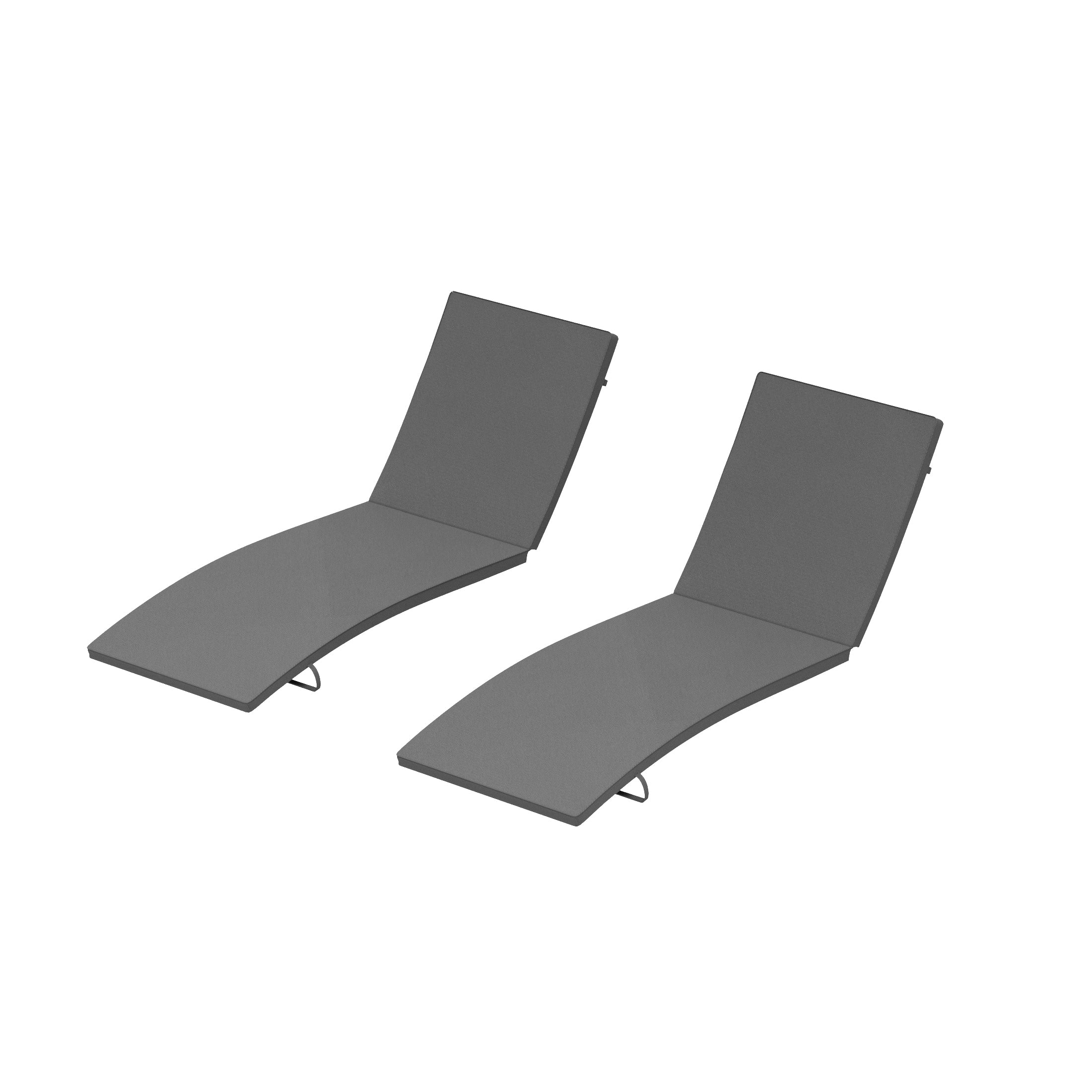 Somerset Outdoor Patio Chaise Lounge Cushion (Set of 2)