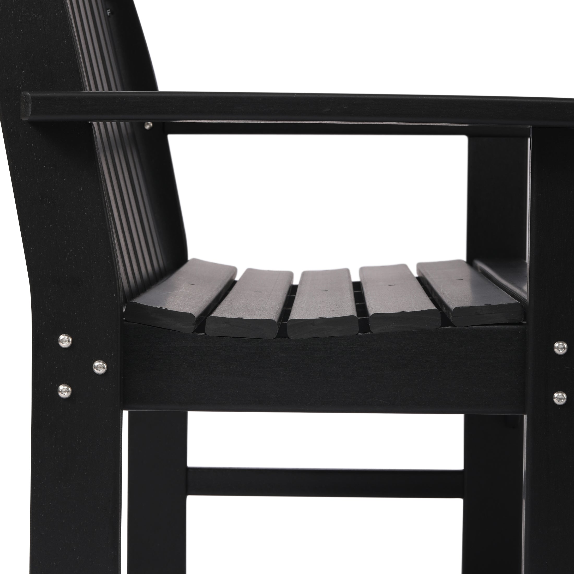 Malibu 5-Piece HDPE Outdoor Patio Furniture Couch and Rocking Chair Set