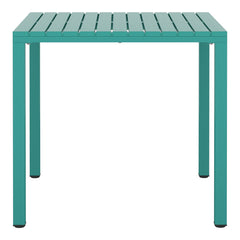 Playa 31.5" Iron Metal Frame Outdoor Square Patio Dining Table