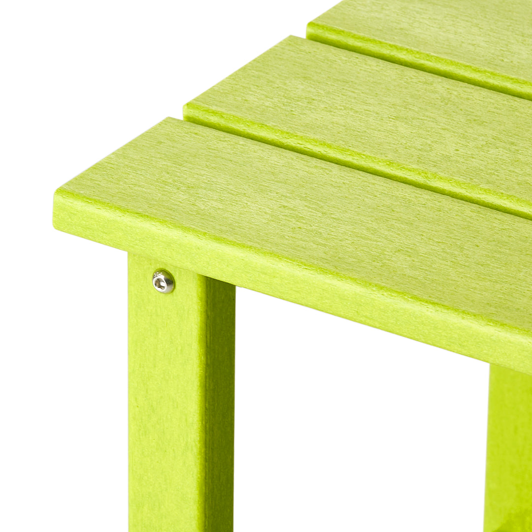 Malibu 14" square outdoor Side table for Adirondack chair