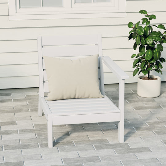 Avalon Outdoor Patio HDPE Right Arm Facing Deep Seating Corner Chair