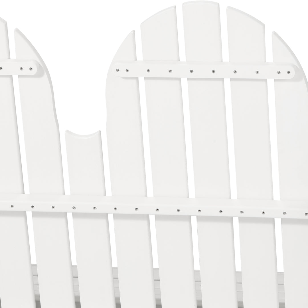 St. Augustine 4ft Outdoor HDPE Poly Farmhouse Hanging Porch Swing With Cup Holders