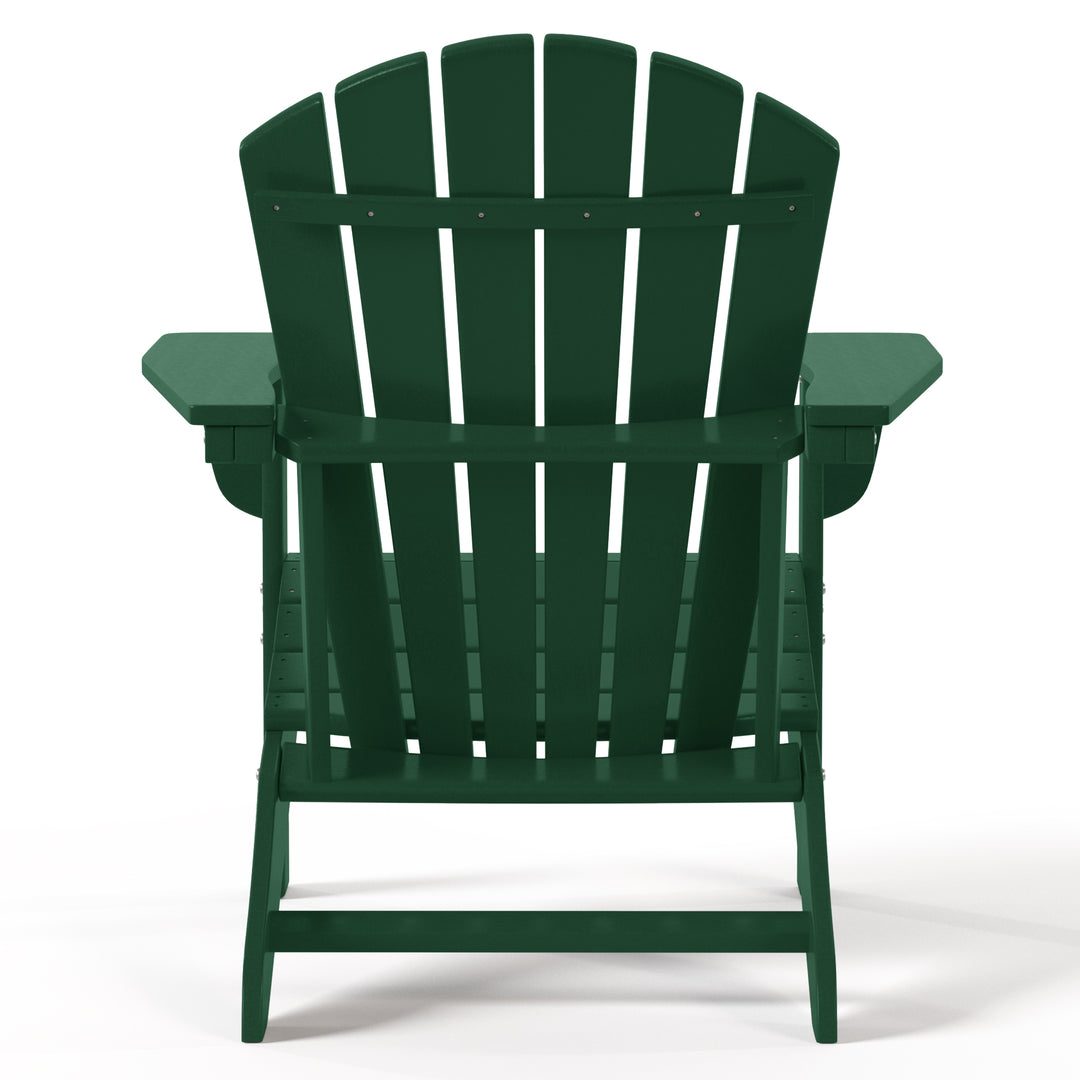 Dylan Outdoor Adirondack Chair With Ottoman 4-Piece Set