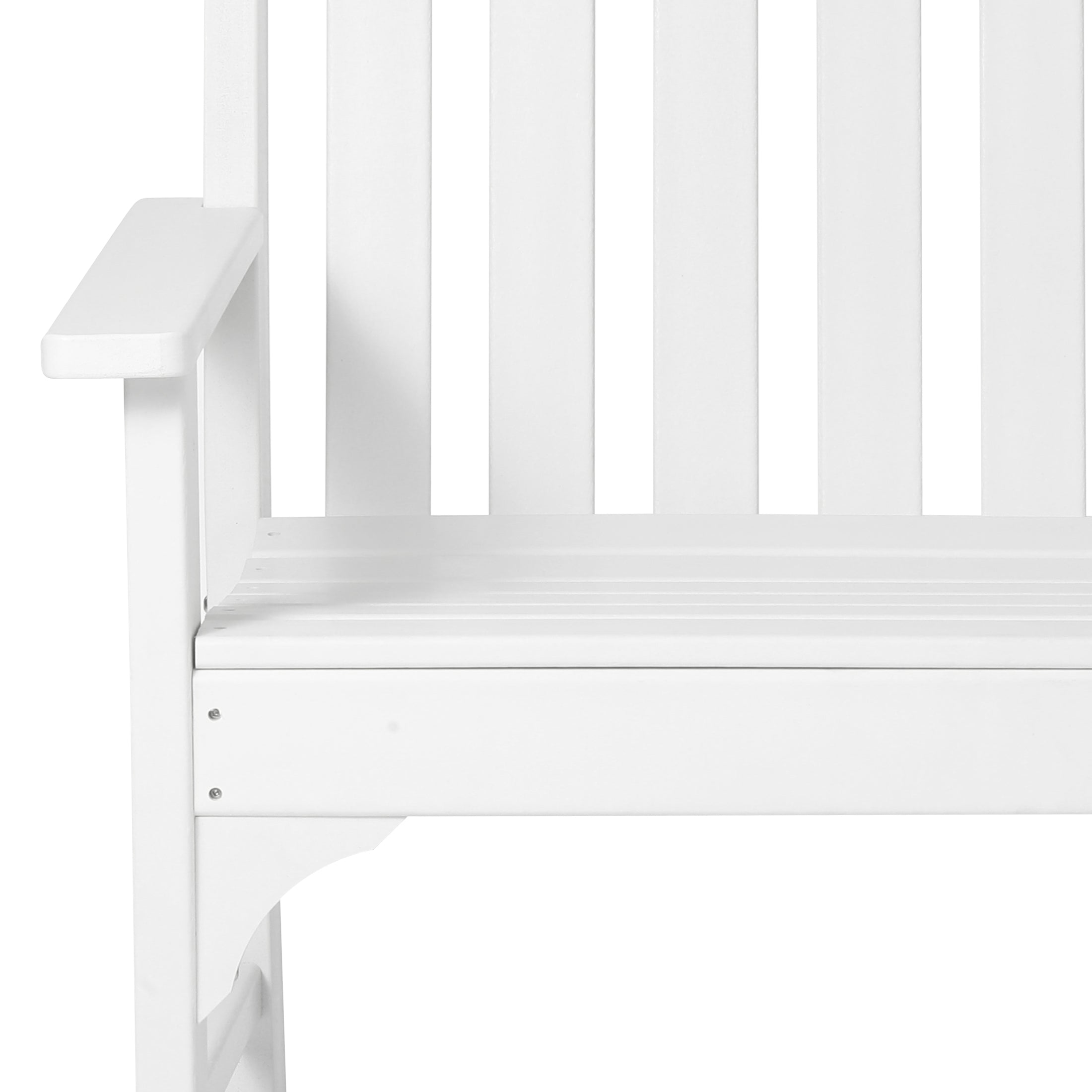 Malibu 5-Piece HDPE Outdoor Patio Furniture Couch and Rocking Chair Set