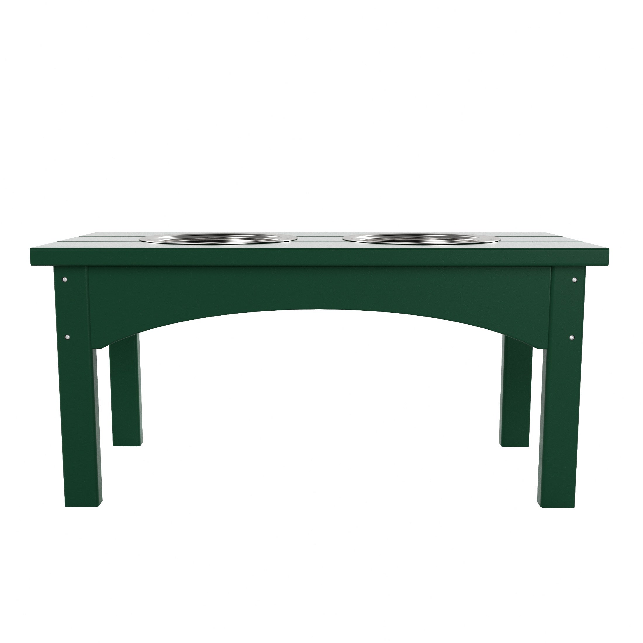 Malibu HDPE Weather Resistant Elevated Pet Feeder