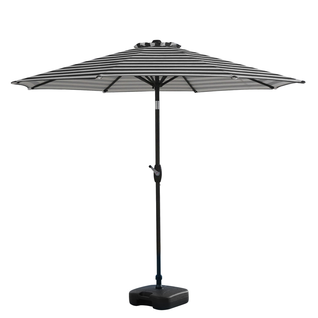 Paolo 9 ft. Patio Umbrella with Square Weight Base Kit