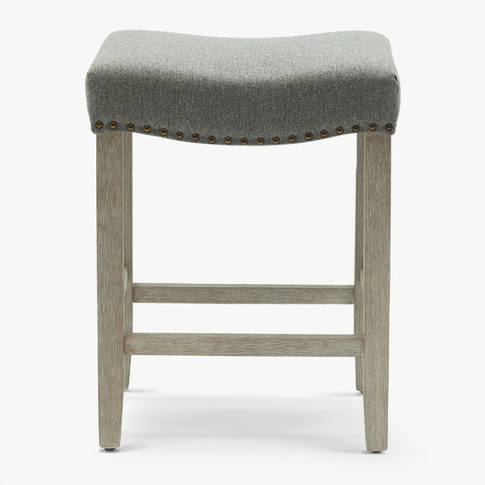 Lenox 24" upholstered nail head bar counter stool