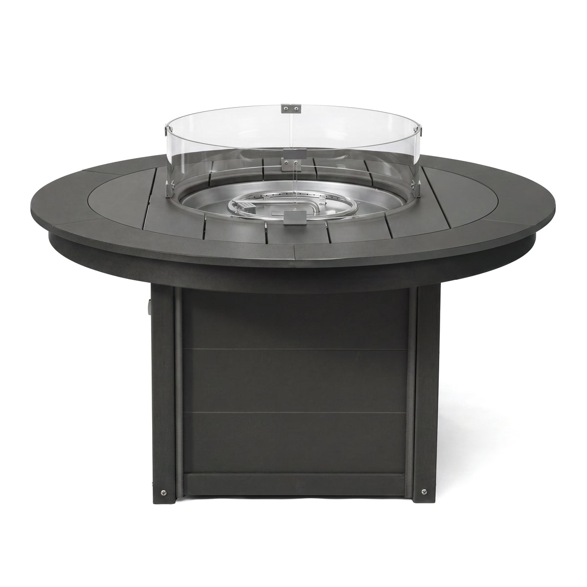 Helios 47" Modern Outdoor 55,000 BTU Patio Propane Round Fire Pit Table