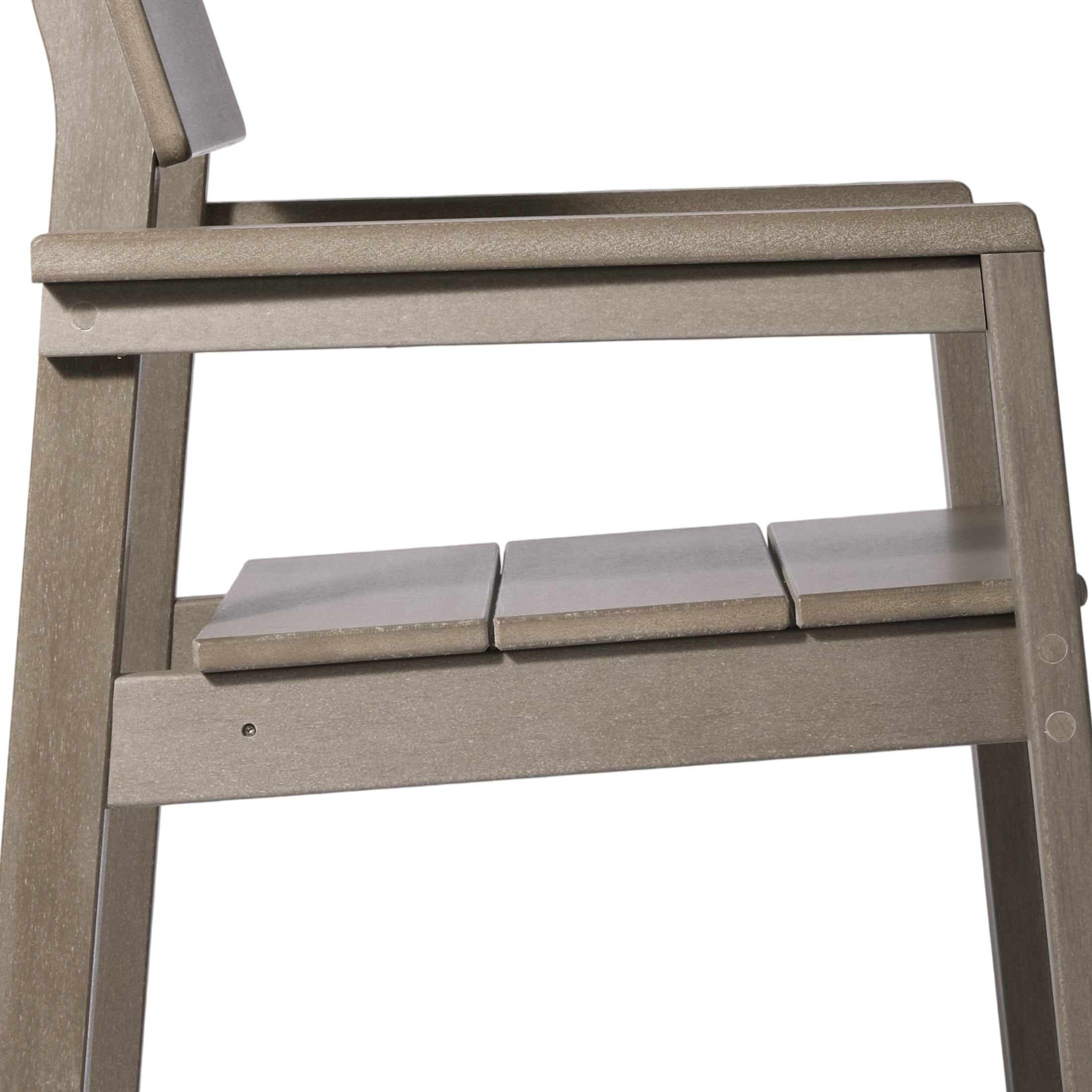 Paloma Modern HDPE Outdoor Patio Dining Arm Chairs (Set of 2)