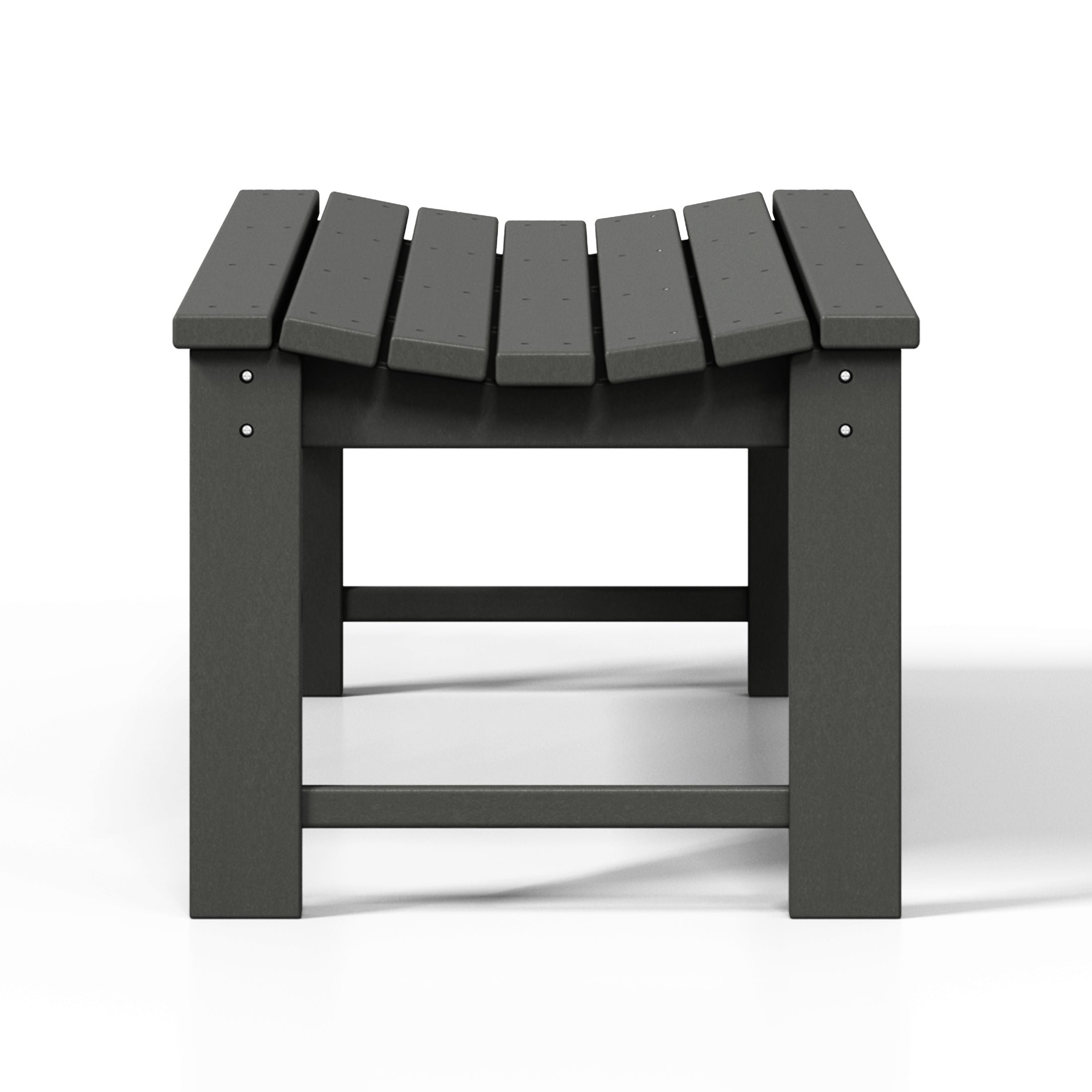 Malibu 48" length backless Poly Wood Outdoor / Garden bench