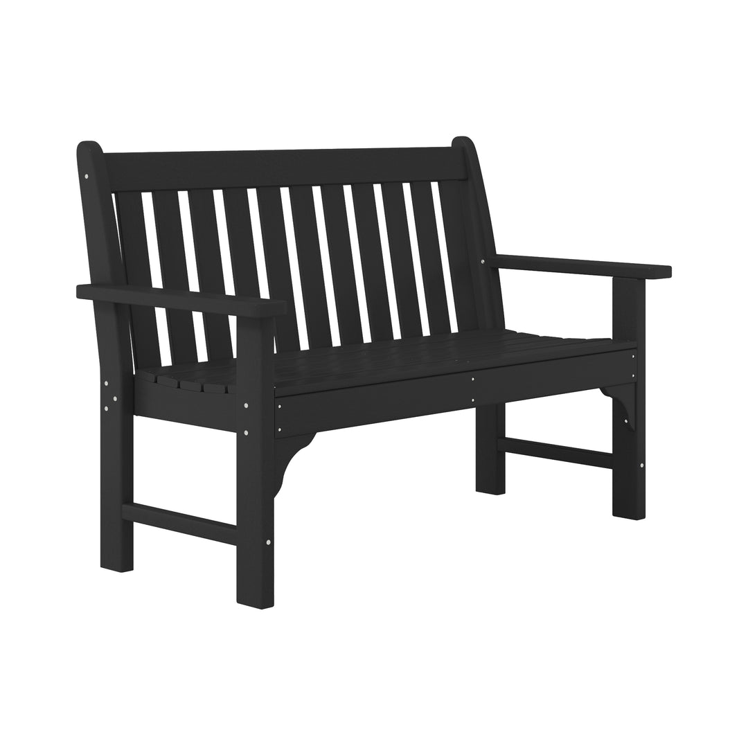 Malibu 5-Piece HDPE Outdoor Patio Furniture Couch and Rocking Chair Set