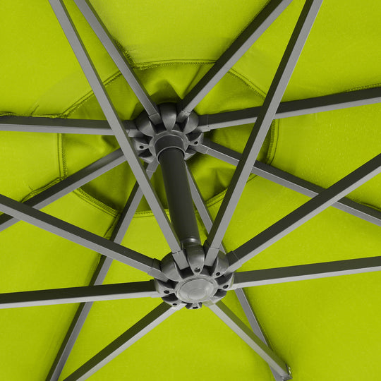 Julia 10 ft. Outdoor / Patio Cantilever Hanging Umbrella