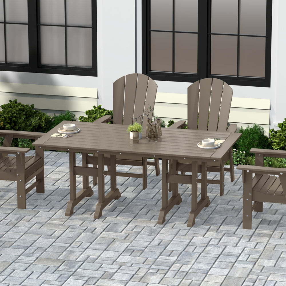 Malibu 71" Outdoor Patio Dining Table