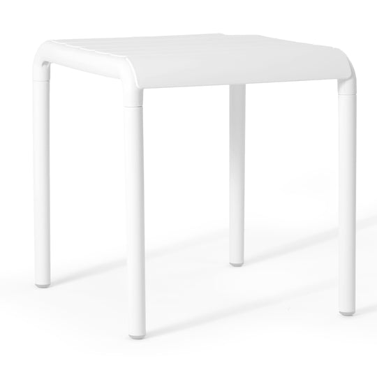 Playa Plastic Modern Outdoor Patio Accent Side Tables (Set of 2)
