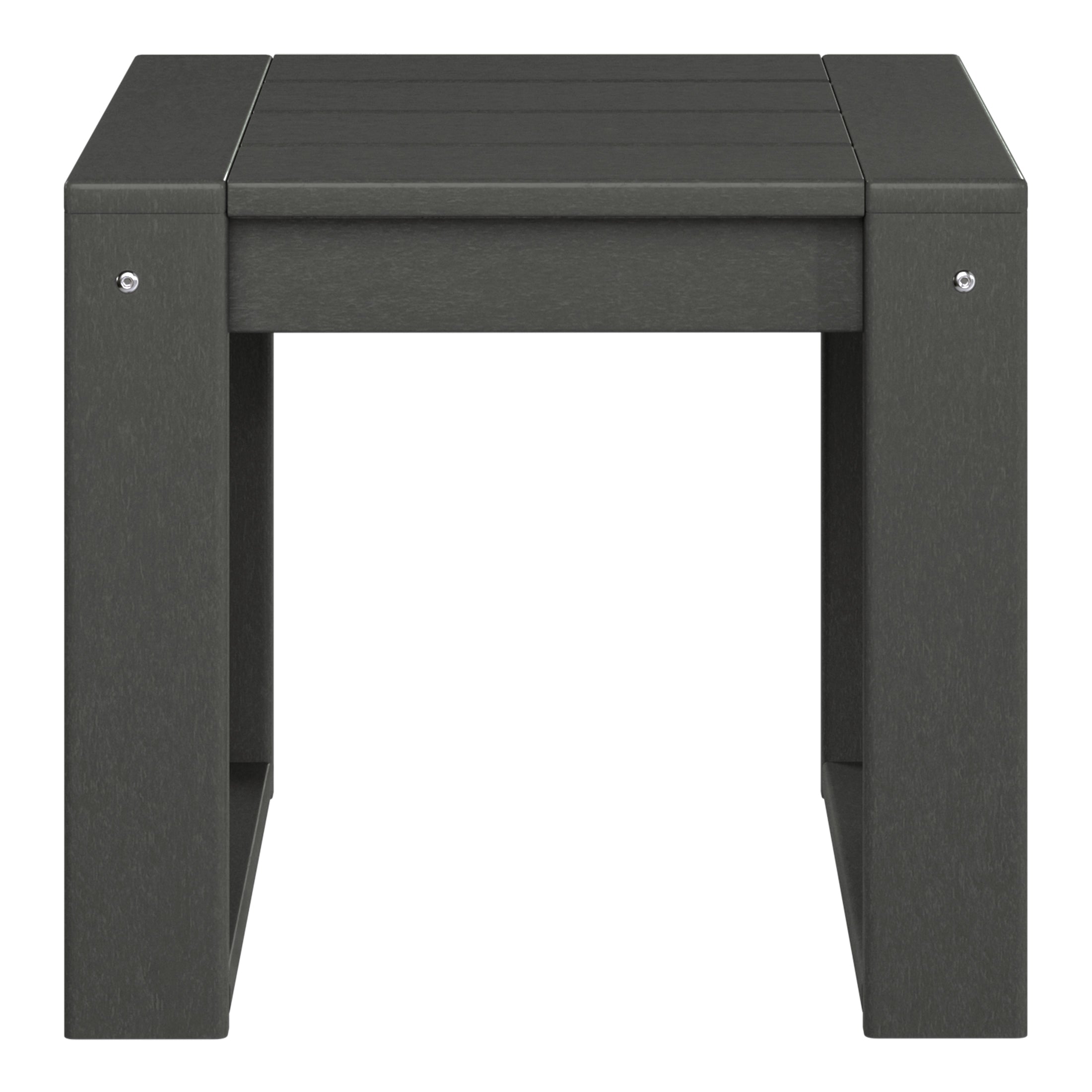 Montara Modern Outdoor HDPE Rectangle Patio Side Table