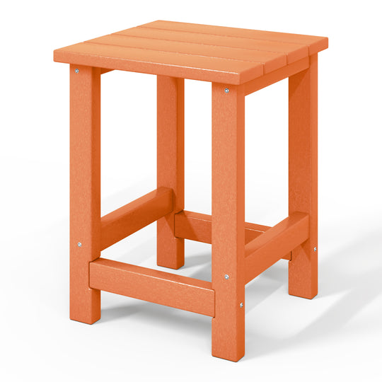 Malibu Kids Outdoor Patio Furniture HDPE Adirondack Square Side Table