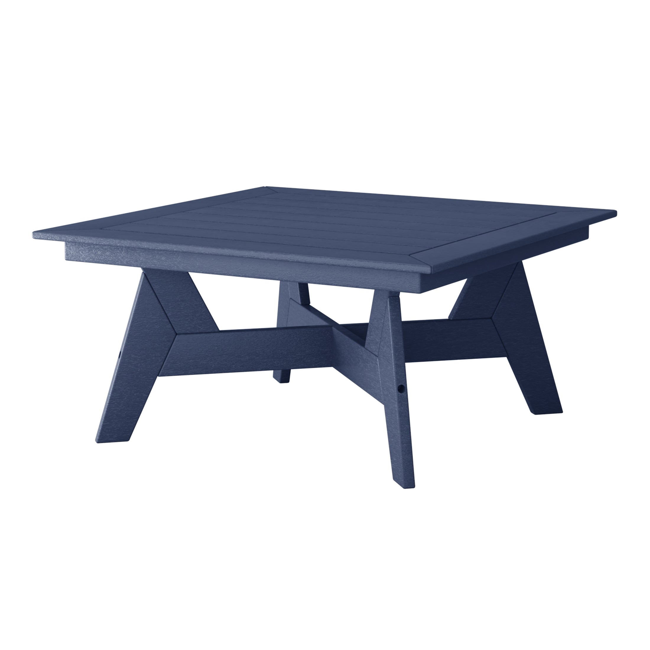 Avalon Outdoor 6-Piece Modular Sectional Patio Furniture Sofa Set in Navy Blue Frame