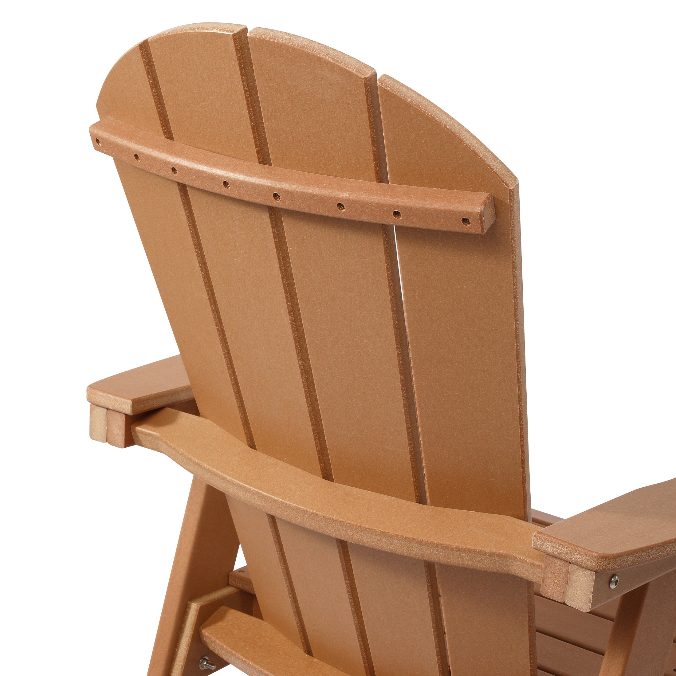 Malibu Outdoor HDPE Adirondack Swivel Counter Height Bar Chair With Cup Holder