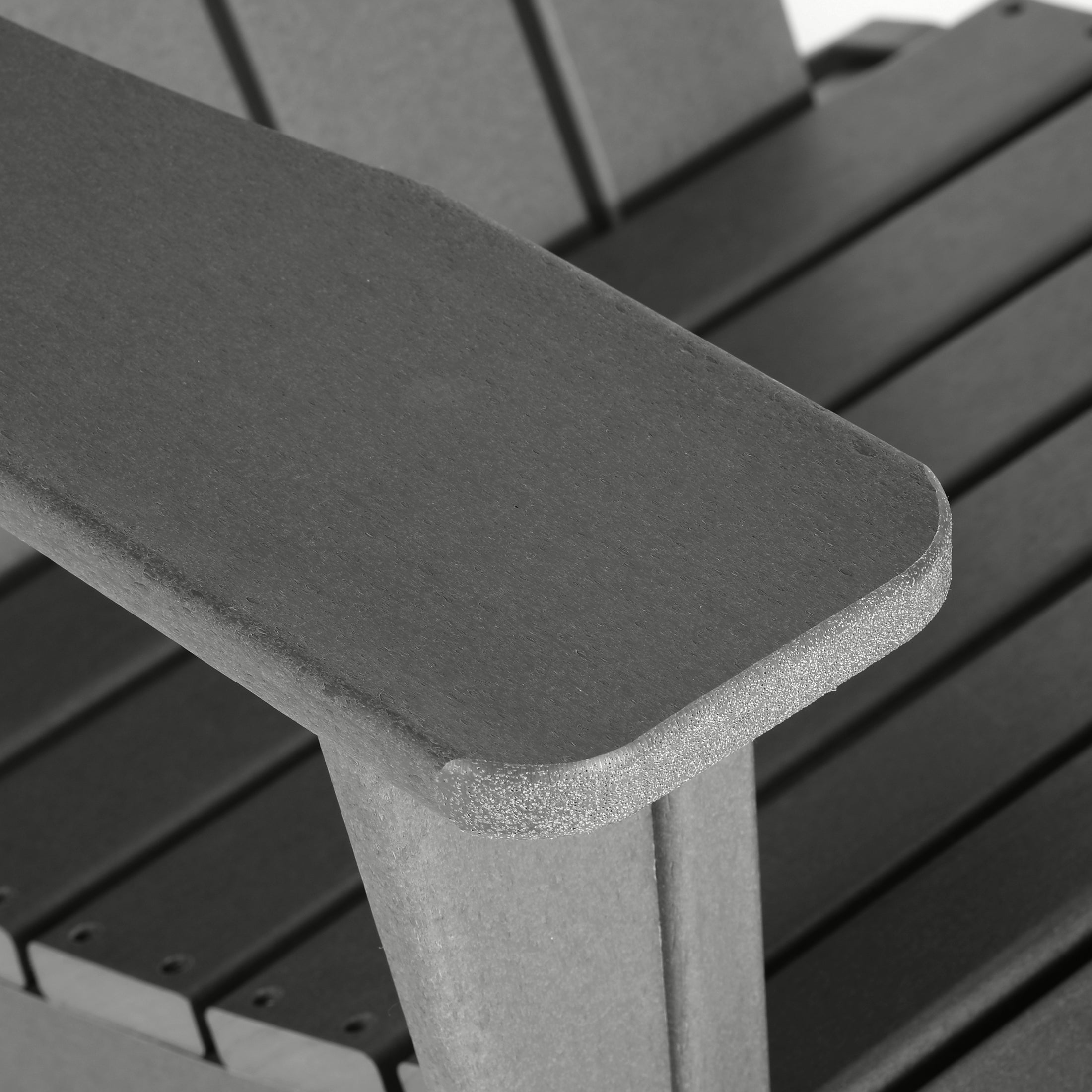 Malibu 3-Piece set Outdoor / Patio Poly Adirondack rocking chairs with a side table ( 2 seater )