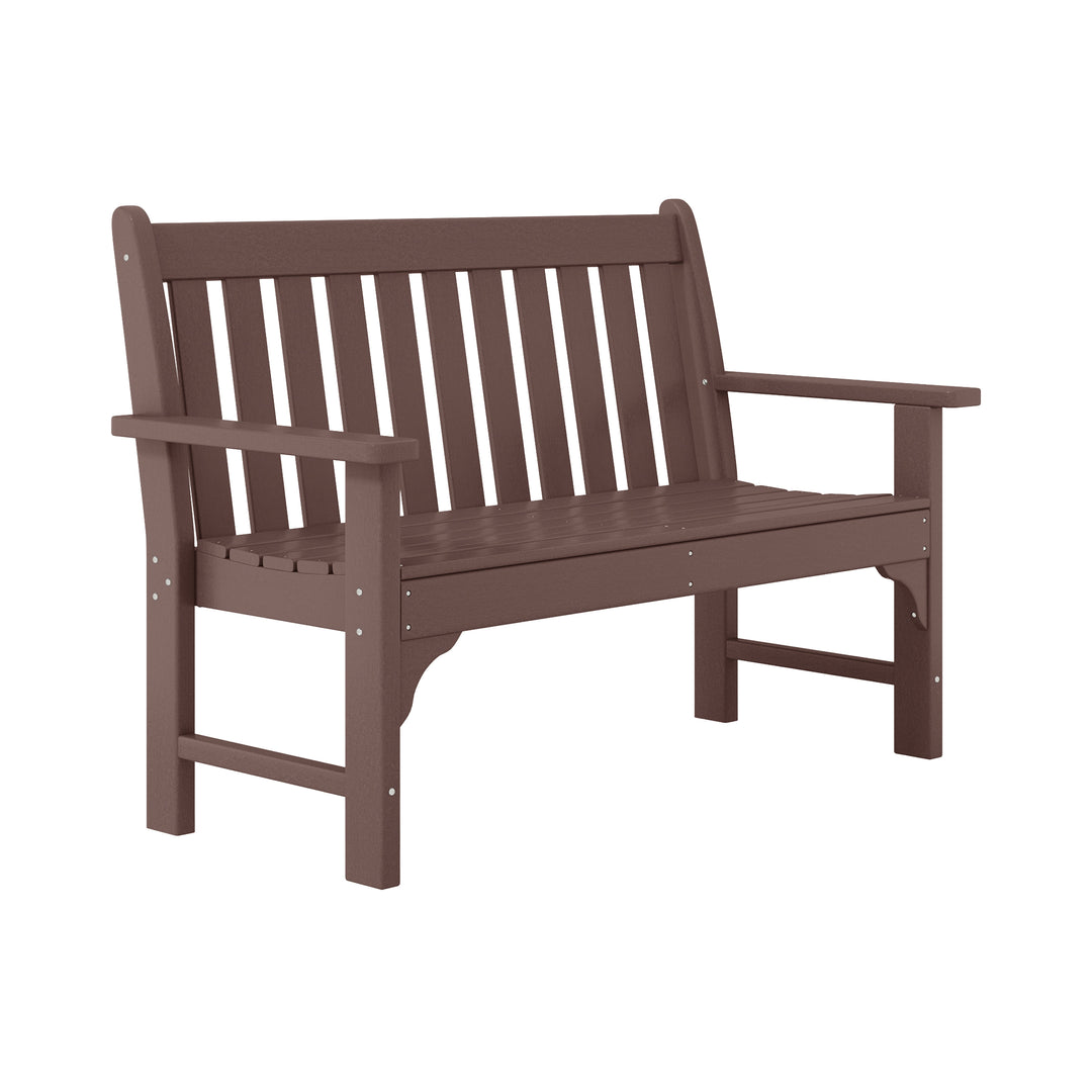 Malibu 5-Piece HDPE Outdoor Patio Furniture Couch and Rocking Chair Set