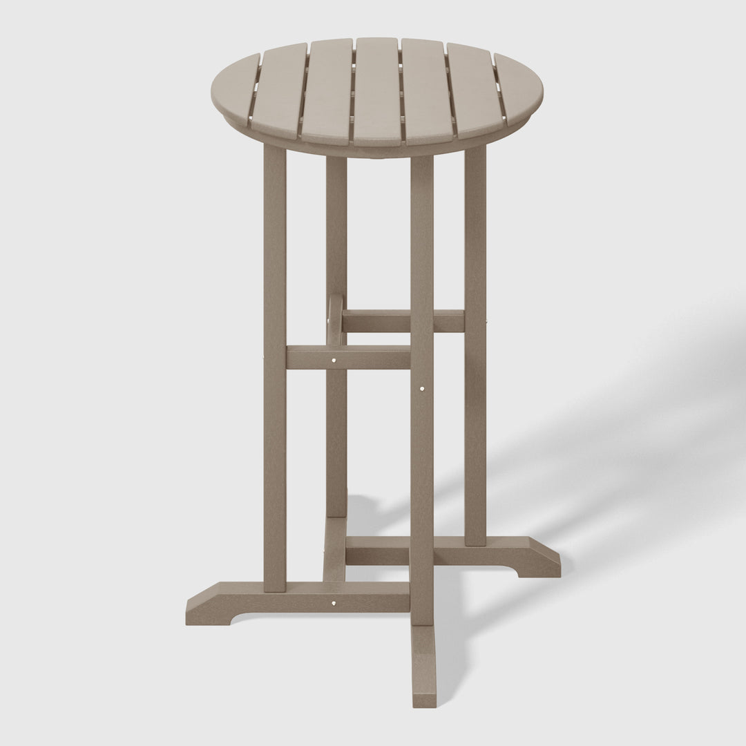 Malibu 37" Counter Height Round Outdoor Patio Bistro Bar Table