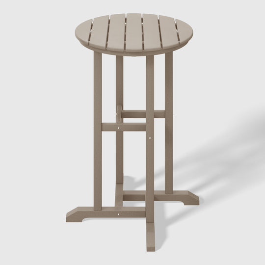 Malibu 37" Counter Height Round Outdoor Patio Bistro Bar Table