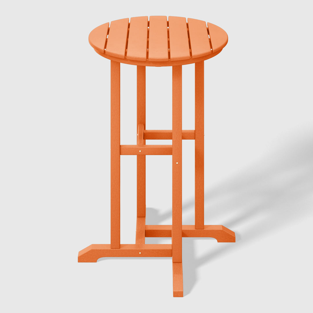 Malibu 37" Counter Height Round Outdoor Patio Bistro Bar Table