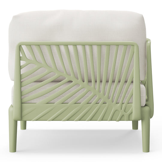 Playa Modern Outdoor Polypropylene Resin Left Arm Facing Deep Seating Sectional Chair
