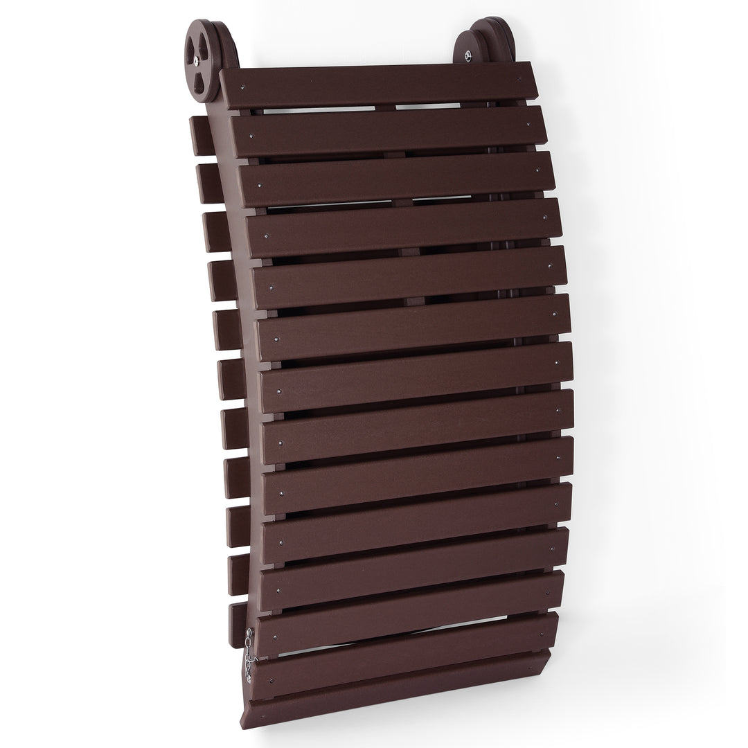 Outdoor HDPE In-Pool Patio Chaise Lounge Chair With Wheels