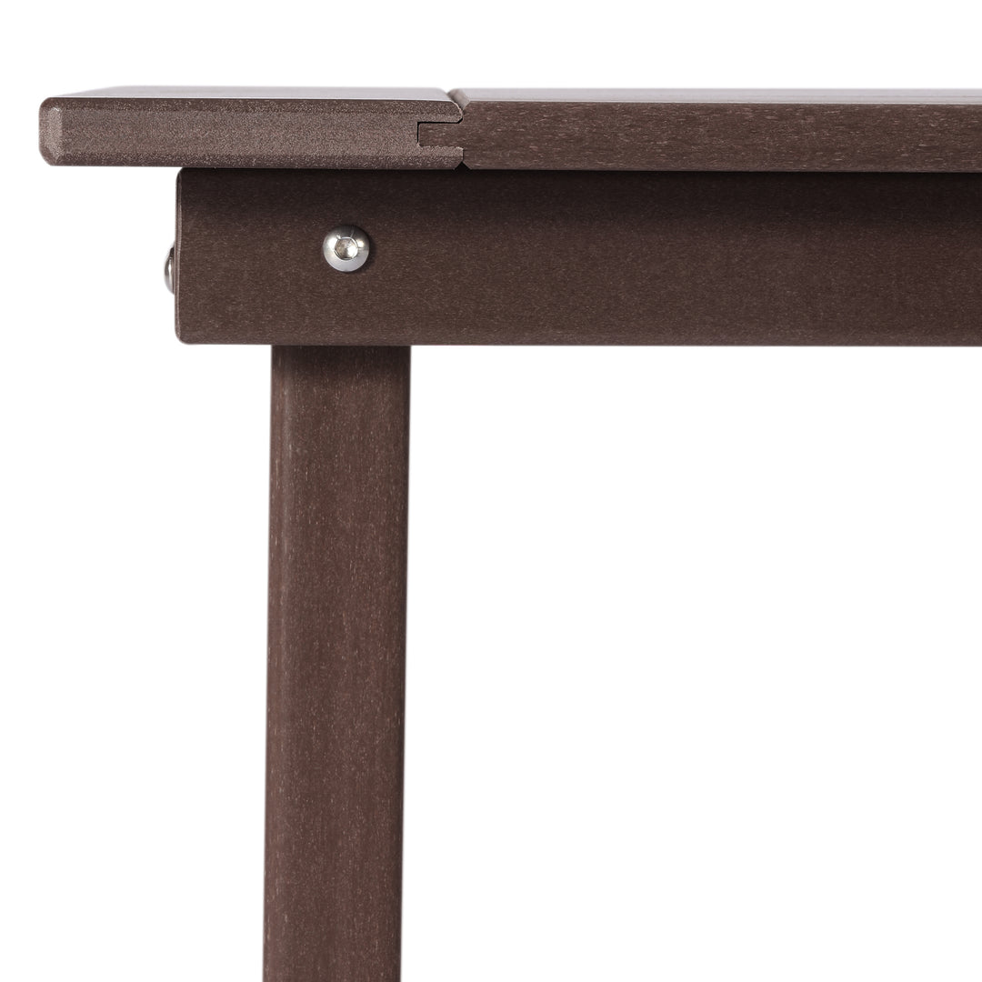 Malibu 65" Outdoor Patio Trestle Dining Bench