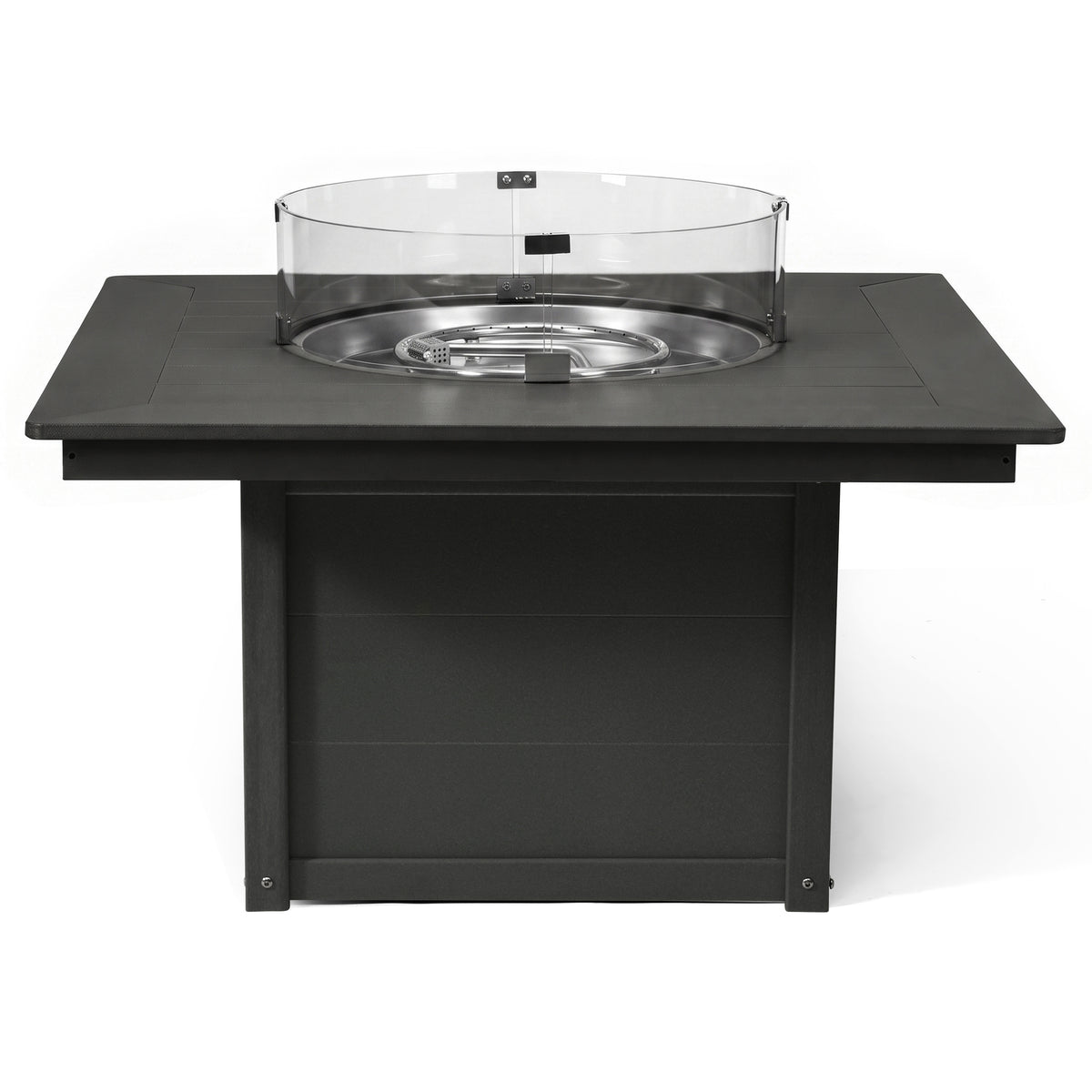 Helios 42" Modern Outdoor Patio Propane Square Fire Pit Table