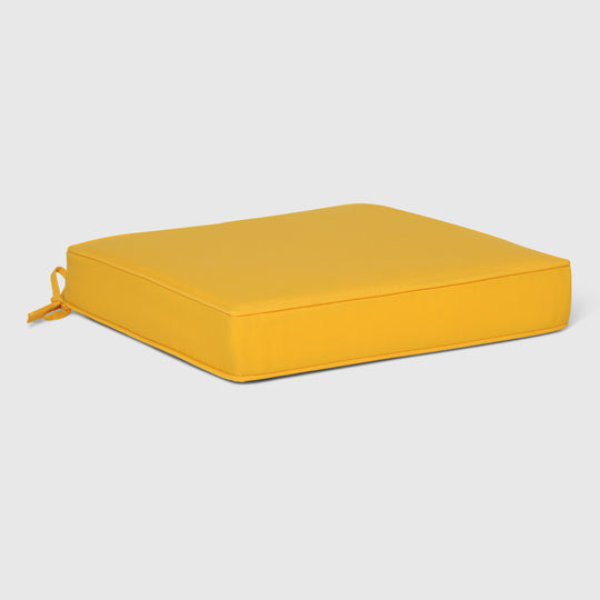 Solace Outdoor Patio Furniture Seat Chair Square Cushions with Piping. Set of 2, 20" x 19"