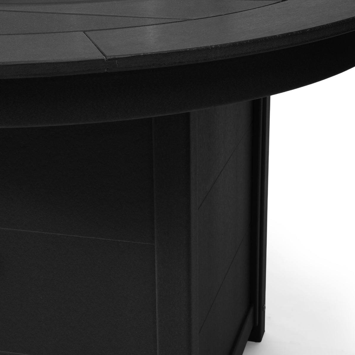 Helios 47" Modern Outdoor Patio Propane Gas Round Fire Pit Table