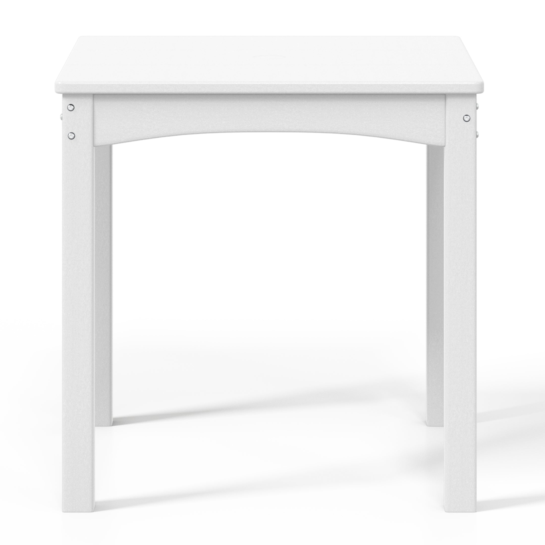 Treehouse Kids 24" Wide HDPE Plastic Childrens Square Dinner Table