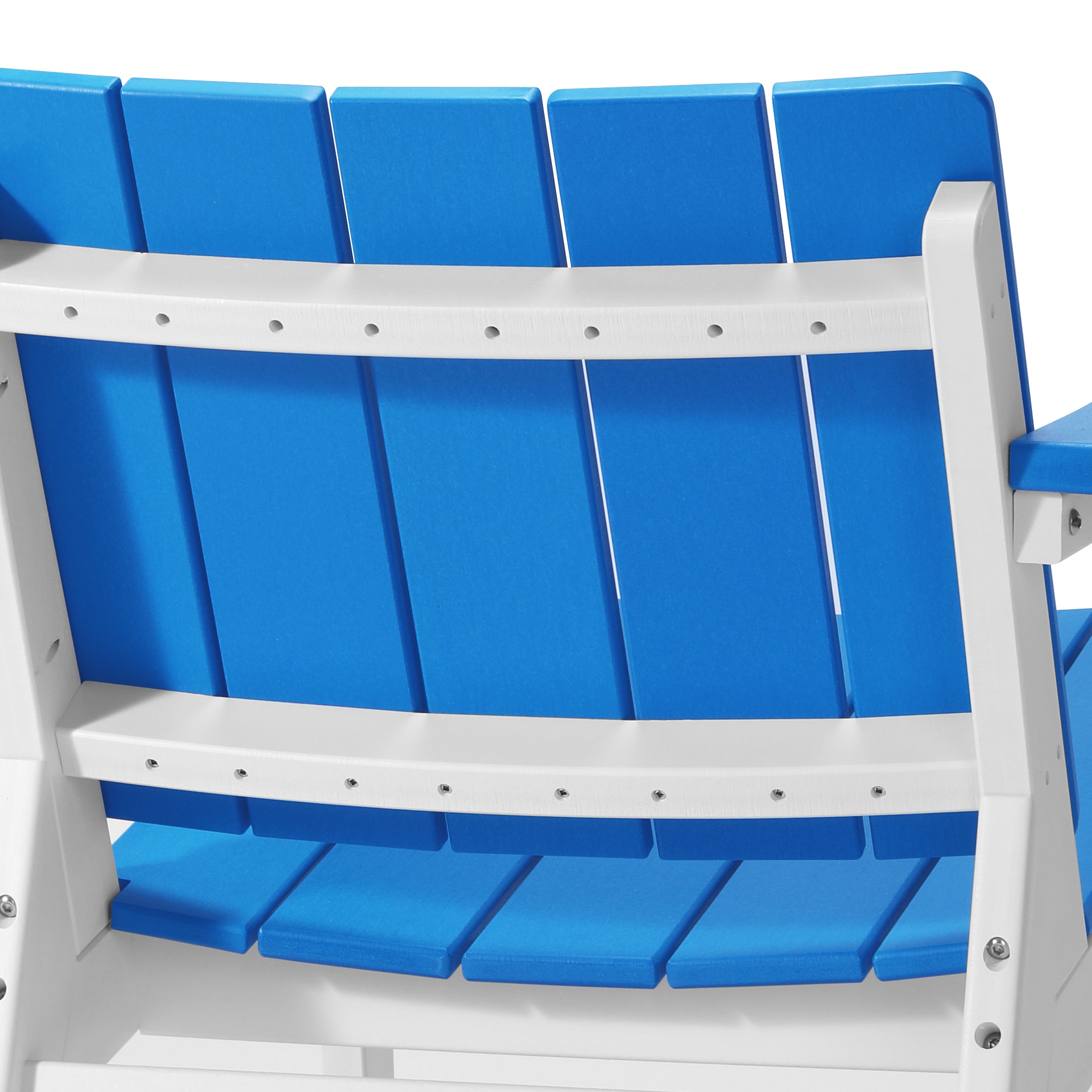 Pacifica 3-Piece Outdoor HDPE Conversation Set with Deep Seating Chairs and Round Side Table