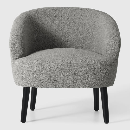 Alexandria 29" Wide Mid Century Modern Club Barrel Accent Armchair, Set of Two