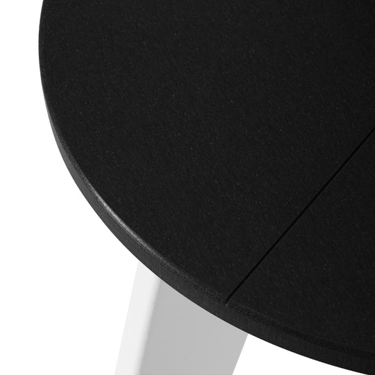 Pacifica HDPE Plastic Outdoor Round Adirondack Patio Side Table