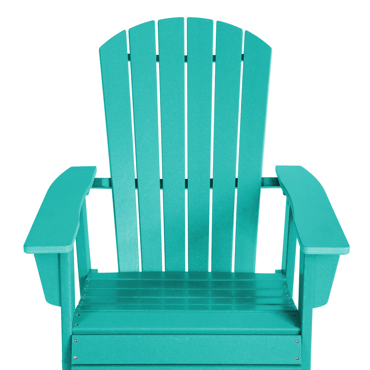 Dylan Outdoor Patio Shell-back Adirondack Dining Chair Weather Resistant