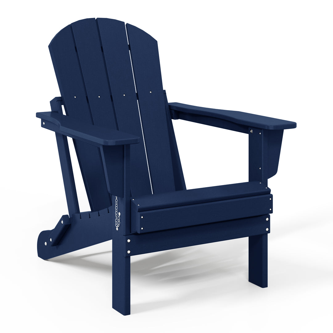 Malibu 4-Piece set outdoor folding Poly Adirondack chair