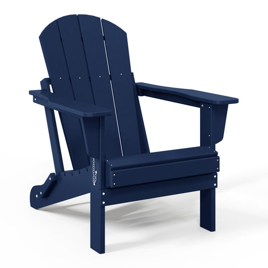 Malibu 4-Piece set outdoor folding Poly Adirondack chair