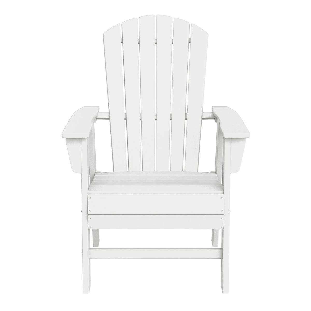 Dylan Outdoor Patio Shell-back Adirondack Dining Chair Weather Resistant