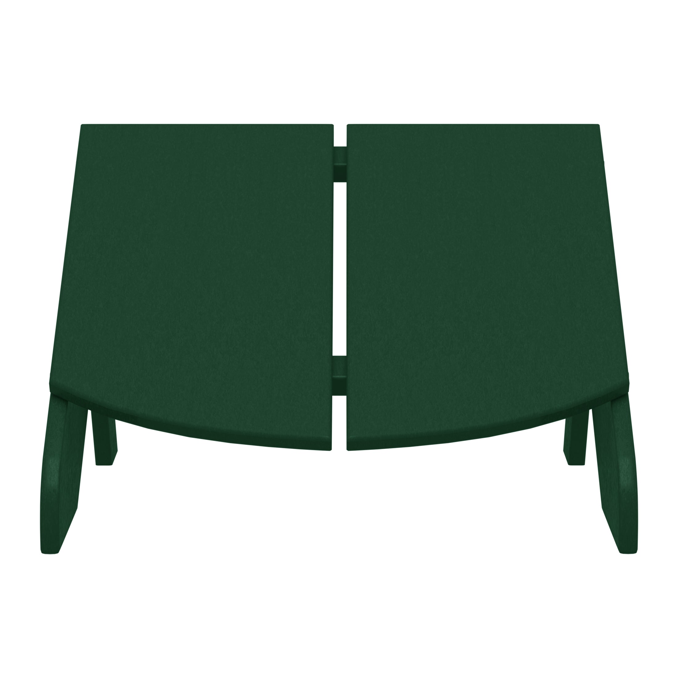 Riviera Modern HDPE Plastic Folding Patio Adirondack Ottoman